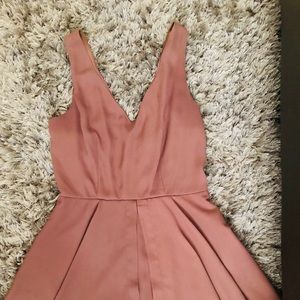 Brown Short Dress Romper